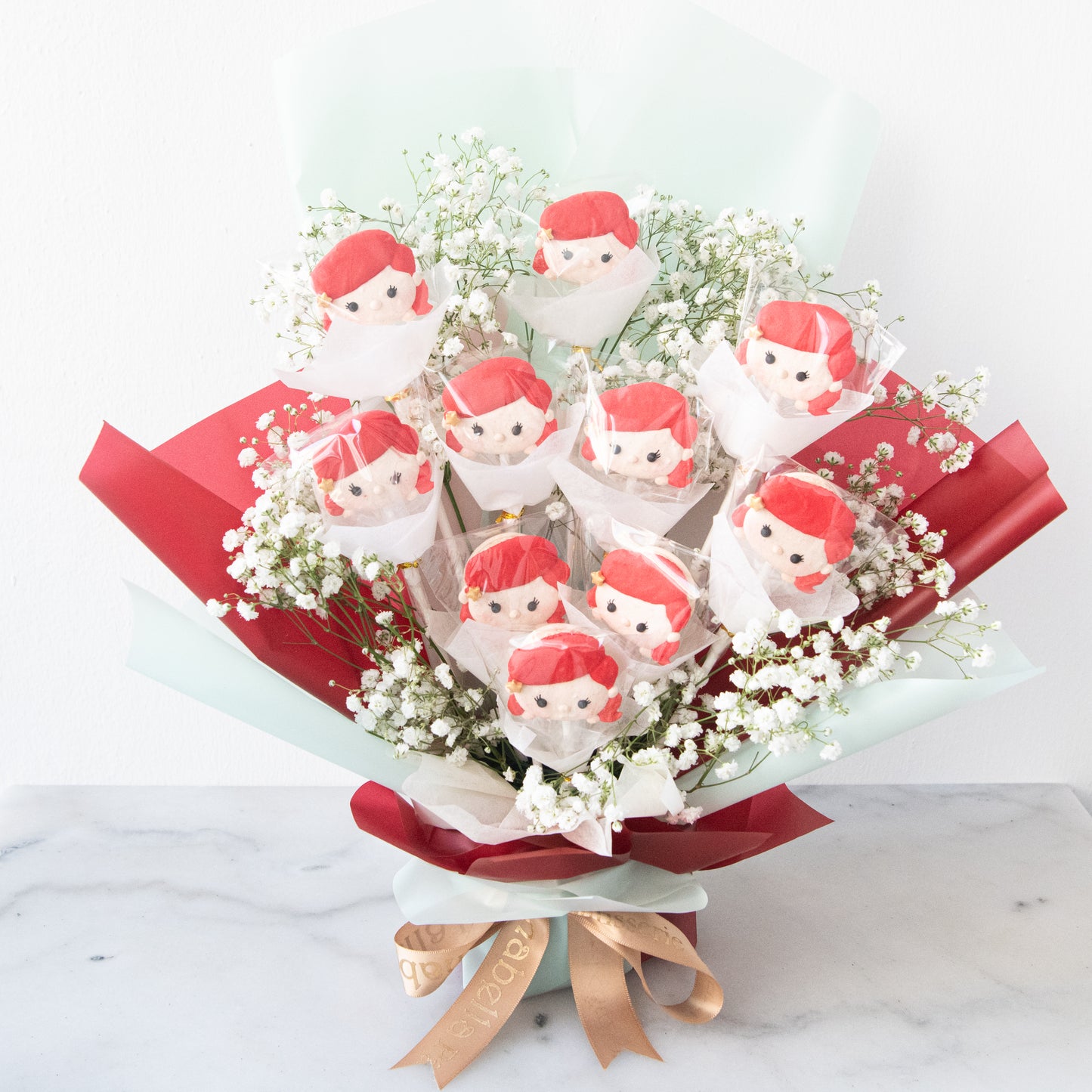 Disney Tsum Tsum Princess Ariel Macaron Bouquet | ($138 Nett)
