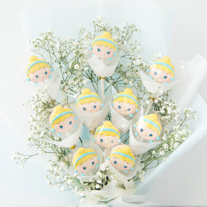 Disney Tsum Tsum Princess Cinderella Macaron Bouquet |  ($138 Nett)