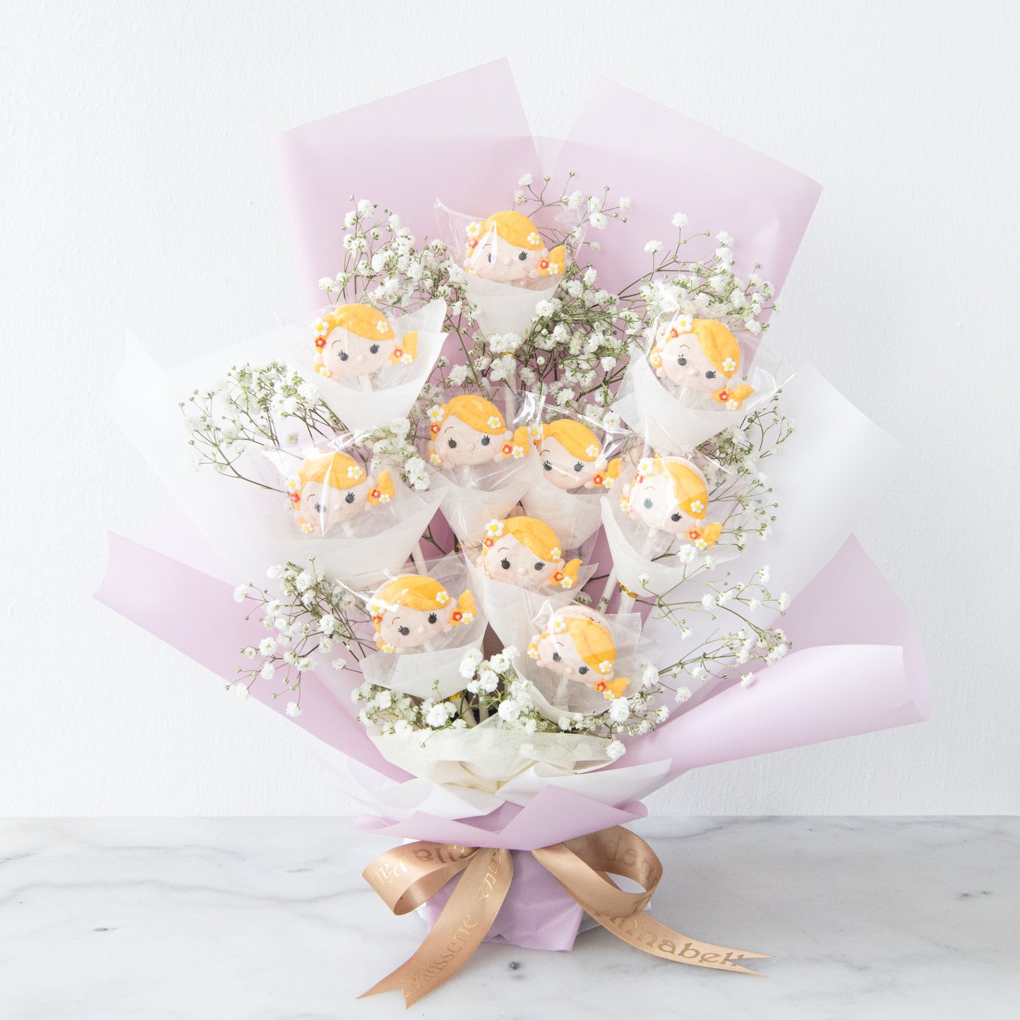 Disney Tsum Tsum Princess Rapunzel Macaron Bouquet | ($138 Nett)