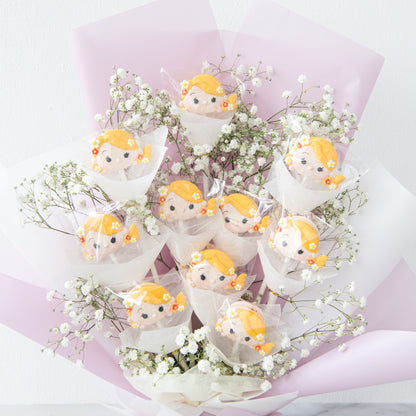 Disney Tsum Tsum Princess Rapunzel Macaron Bouquet | ($138 Nett)