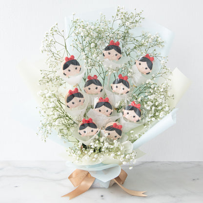 Disney Tsum Tsum Princess Snow White Macaron Bouquet | ($138 Nett)