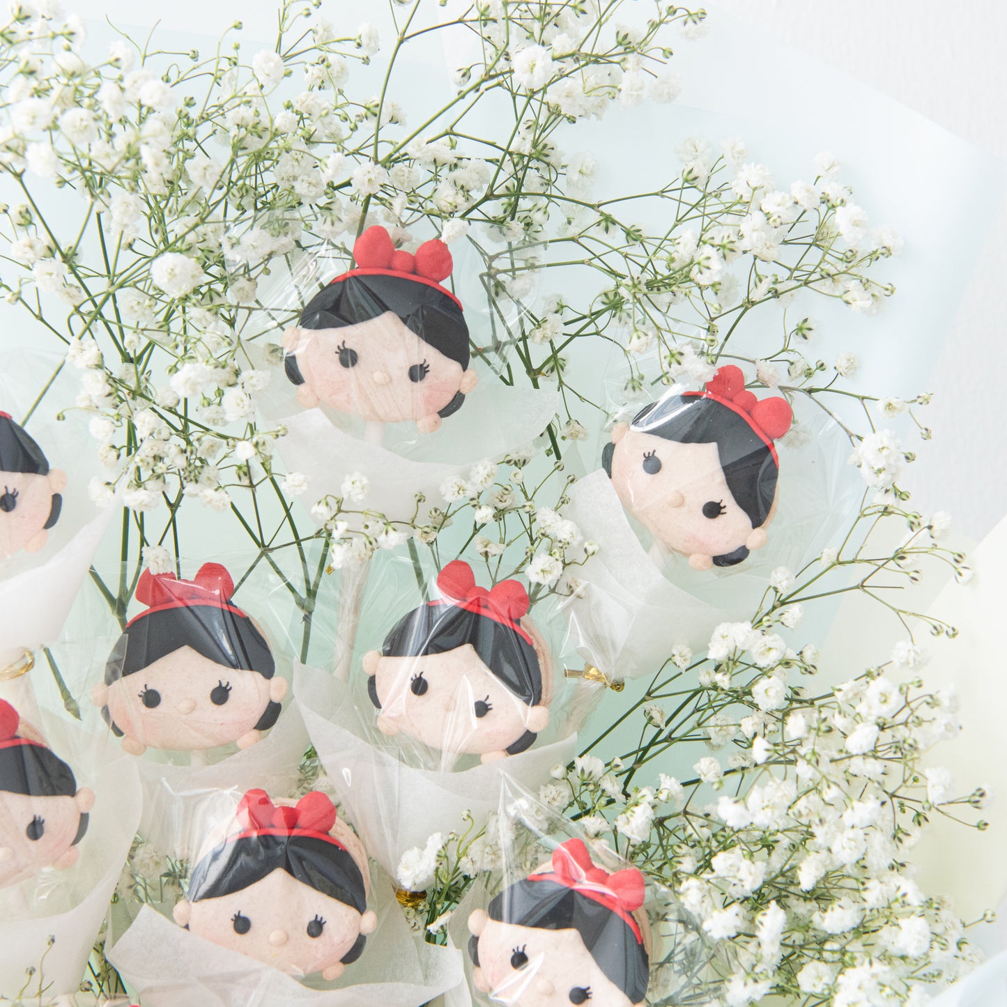 Disney Tsum Tsum Princess Snow White Macaron Bouquet | ($138 Nett)