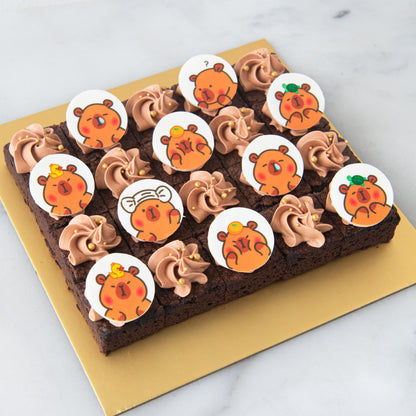 20pcs Capybara Brownie Dessert Box |($51.80 Nett)