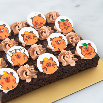 20pcs Capybara Brownie Dessert Box |($51.80 Nett)