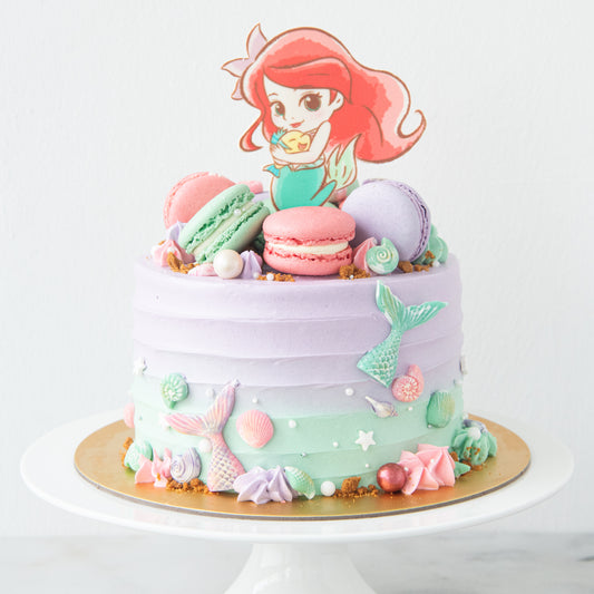 Disney Princess Ariel Cake 6'' | (U.P $228.00)