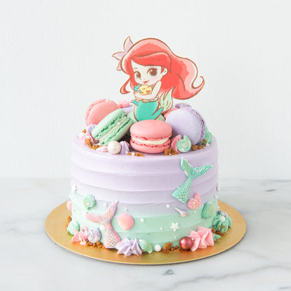 Disney Princess Ariel Cake 6'' | (U.P $228.00)