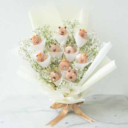 Capybara Macaron Bouquet | $138 only (u.p $258.00)