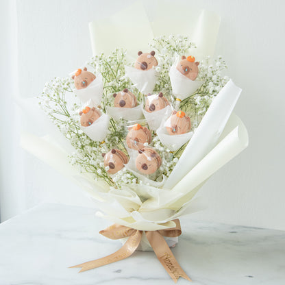 Capybara Macaron Bouquet | $138 only (u.p $258.00)