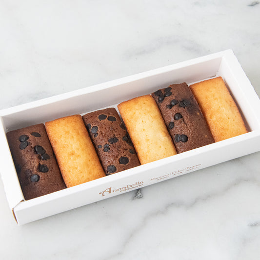 6pcs Golden Treat French Financier (3x Original + 3 Chocolate) in Gift Box | (U.P $25.60)