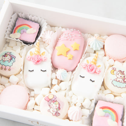 Pink Unicorn Cakesicle Set In Gift Box | $48.80 Nett