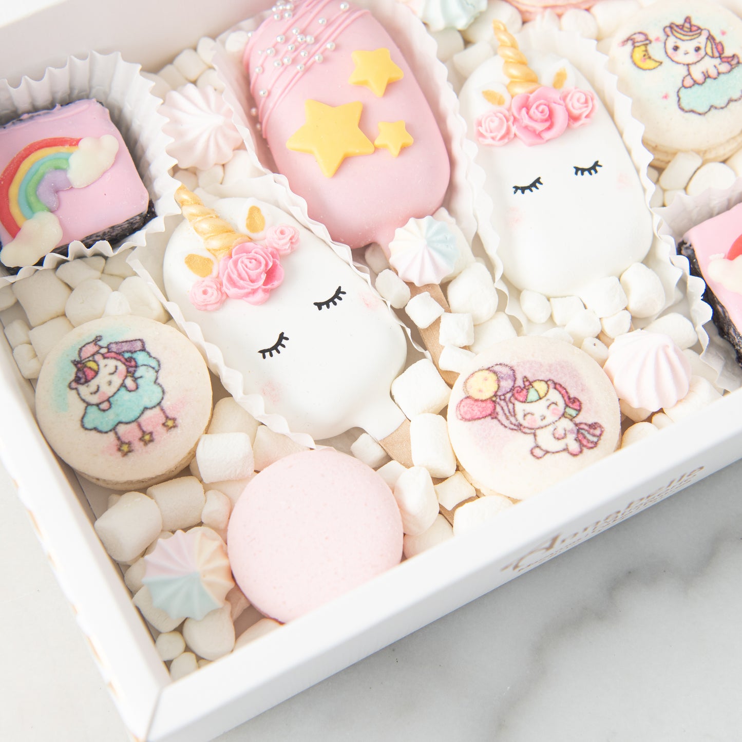 Pink Unicorn Cakesicle Set In Gift Box | $48.80 Nett