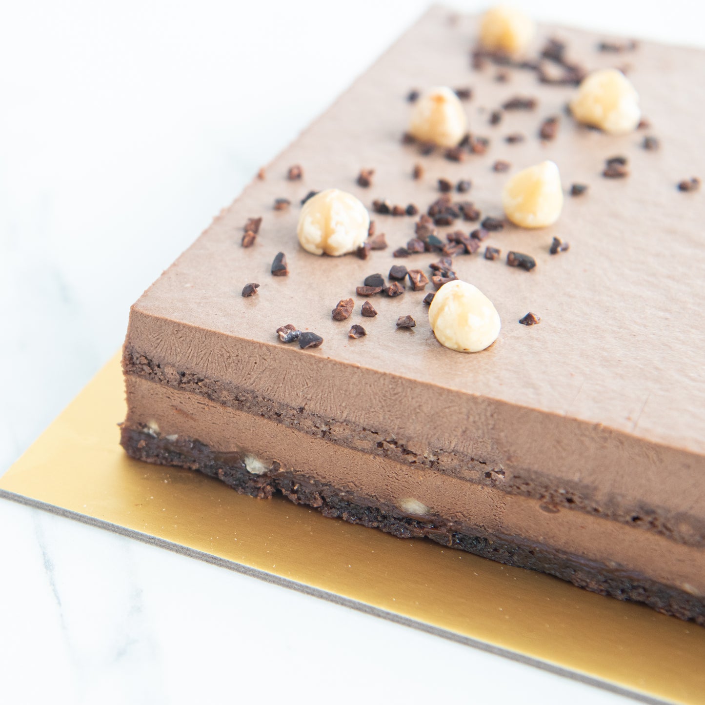 Sugar Free | Keto Friendly | Low Carb | Gluten free | Hazelnut Cake Upsize 18x18 cm | $69.90 nett