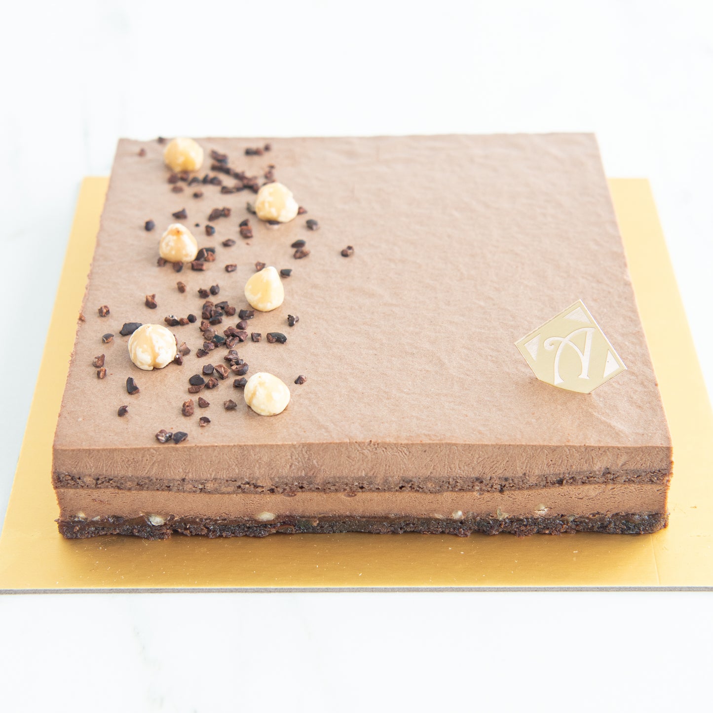 Sugar Free | Keto Friendly | Low Carb | Gluten free | Hazelnut Cake Upsize 18x18 cm | $69.90 nett
