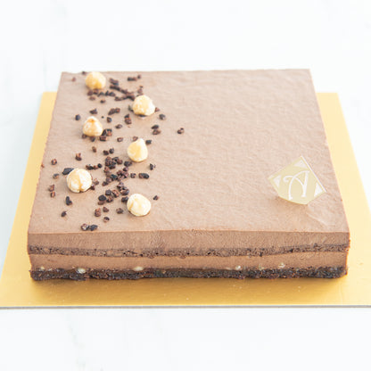 Sugar Free | Keto Friendly | Low Carb | Gluten free | Hazelnut Cake Upsize 18x18 cm | $69.90 nett
