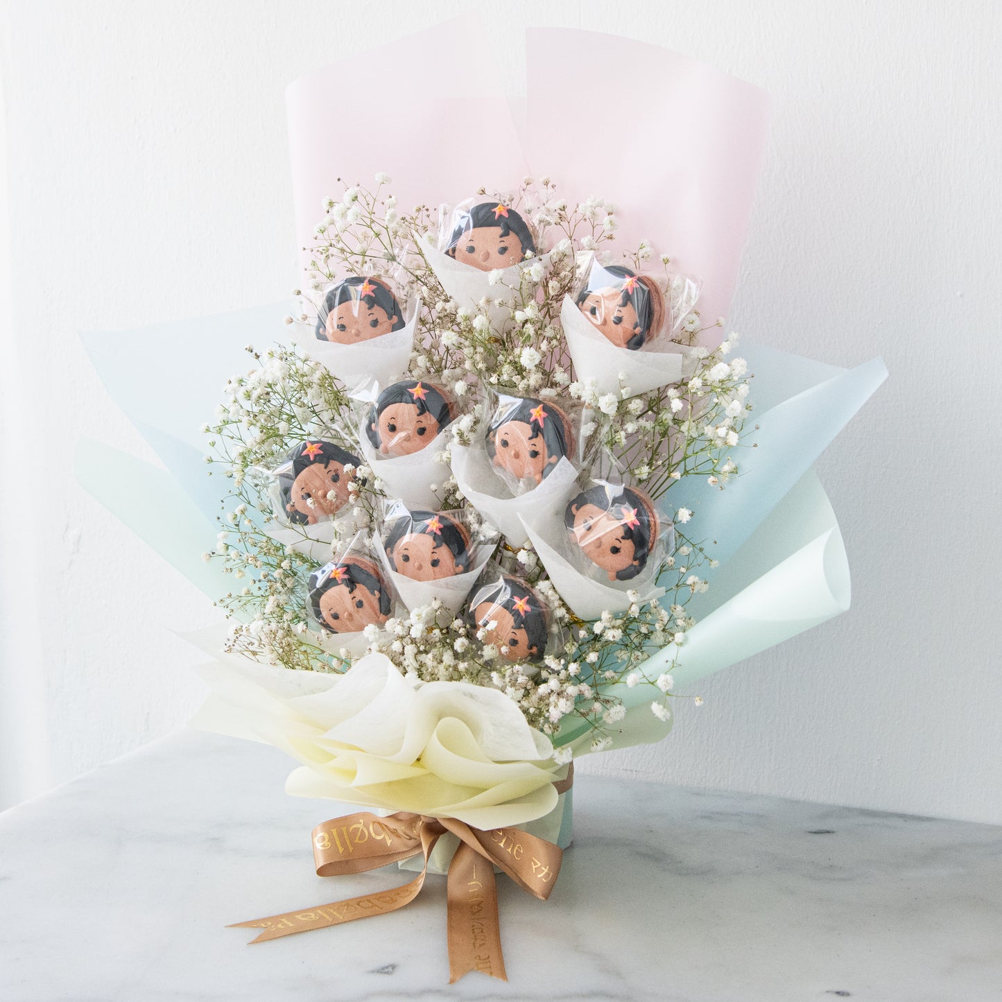 Disney Princess Moana Macaron Bouquet | (u.p $258.00)
