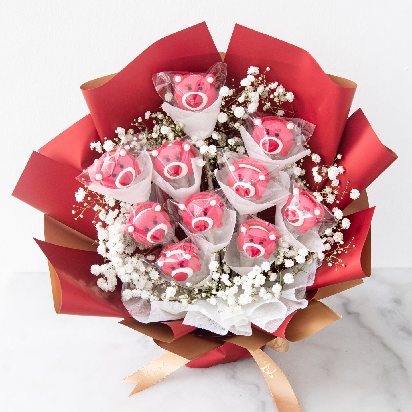 Disney Lotso Macaron Bouquet Set | $128 Nett