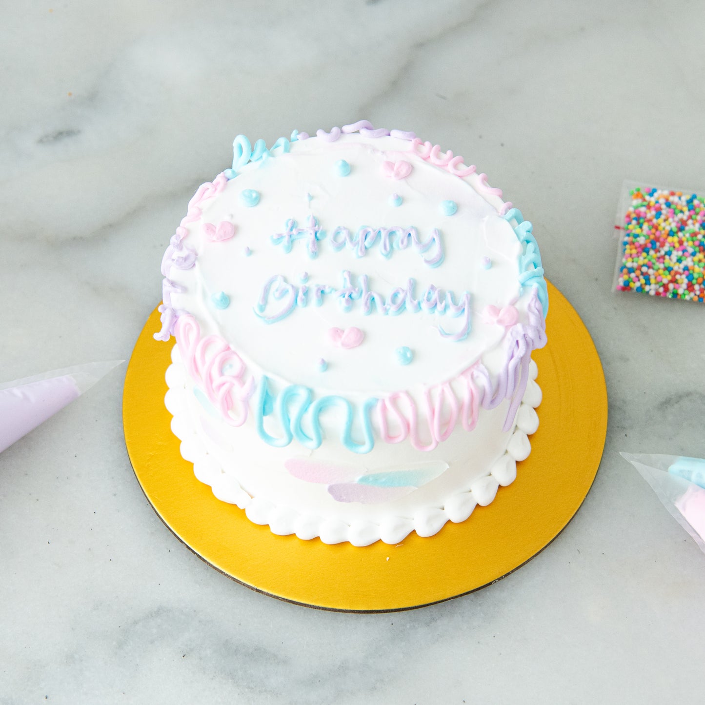 DIY CAKE KIT! | Playful Pastels DIY Bento Cake In Gift Box