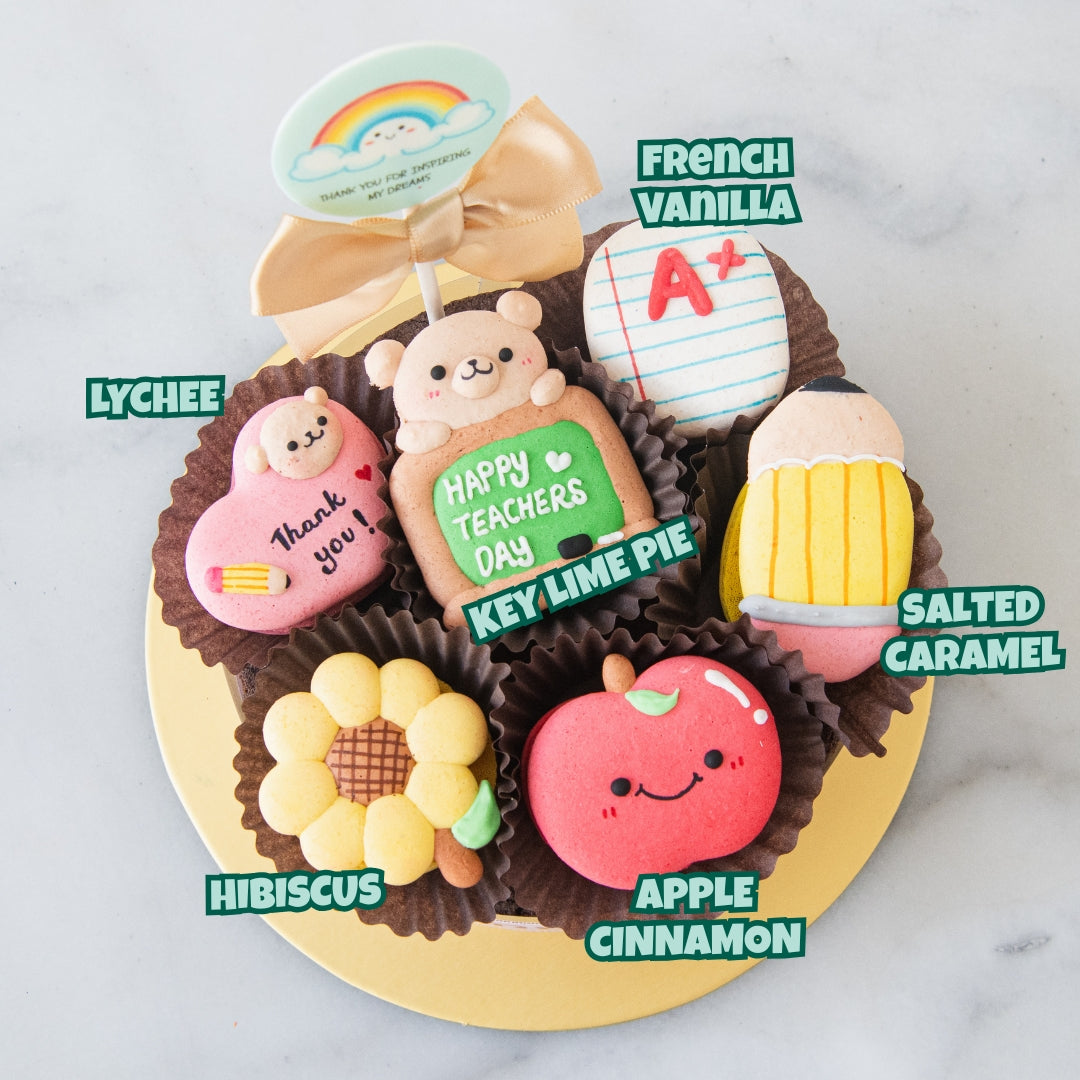 Happy Teacher's Day | A+ Appreciation Macaron Brownie Surprise | $55.80 Nett