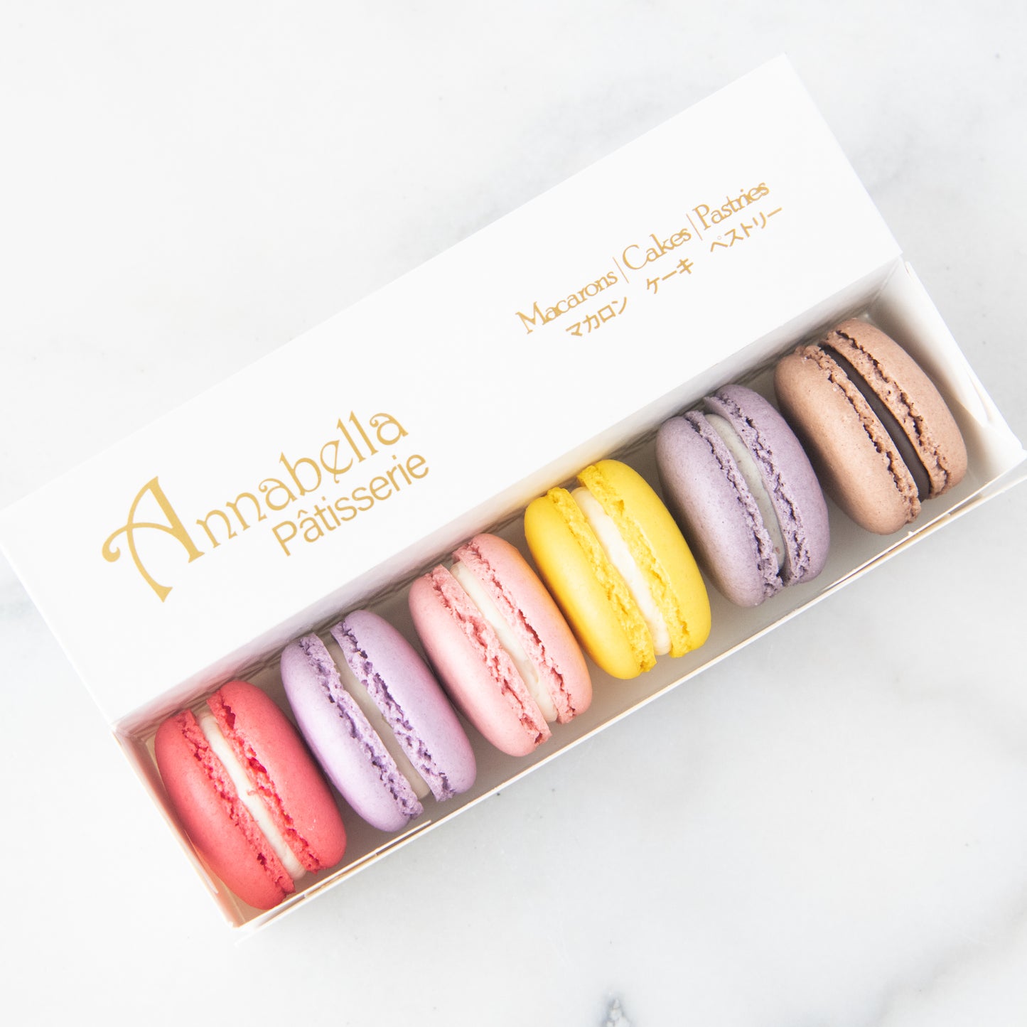6PCS Macarons in Gift Box (Classic 2) | in Gift Box and Paper Bag | Perfect Gift Choice | (U.P $23.90)