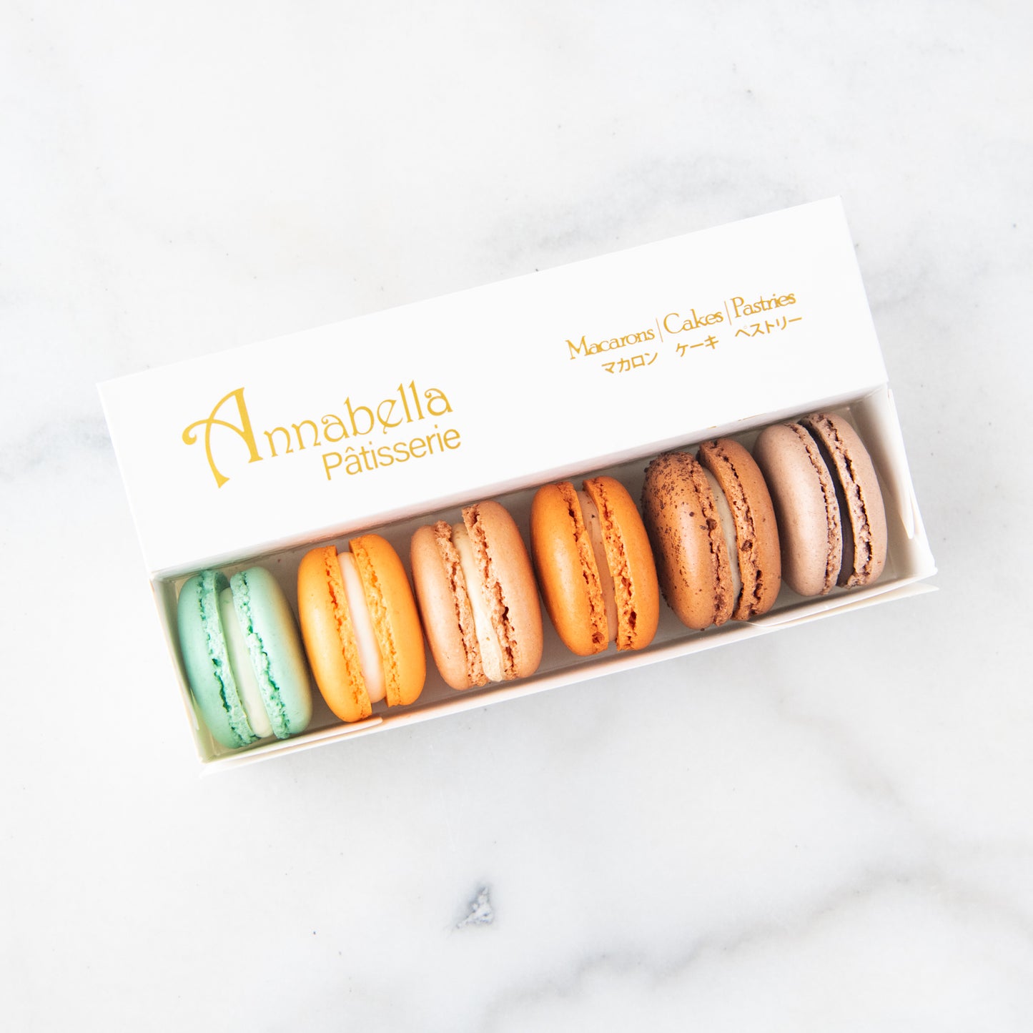 6PCS Macarons in Gift Box (Classic 4) | in Gift Box and Paper Bag | Perfect Gift Choice | (U.P $23.90)