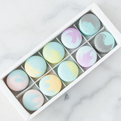 10pcs Marvelous Macarons (Marvellous 2) in Gift Box and Paper Bag | Prefect Gift Choice