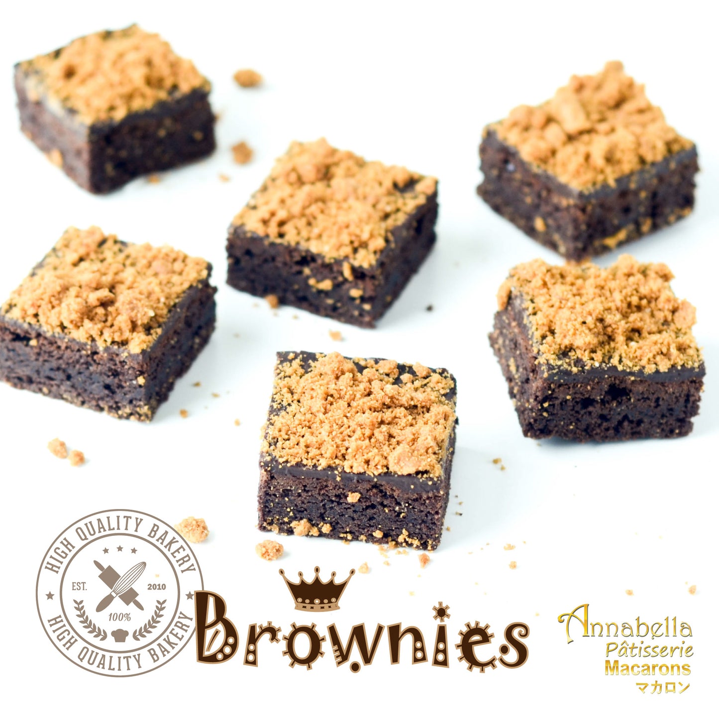 Brownies 10pcs (5 Flavours x 2pcs) | (U.P $29.90)