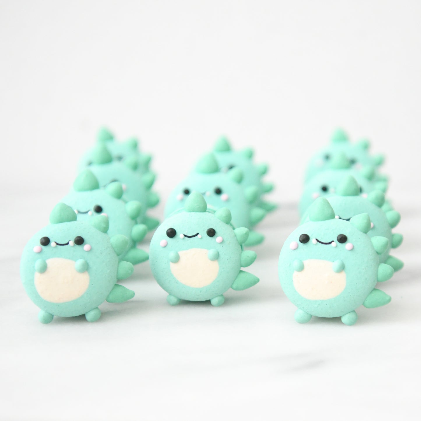 Dinosaur Macaron Tower |  43pcs Macarons Total in a Tower | $138 Only