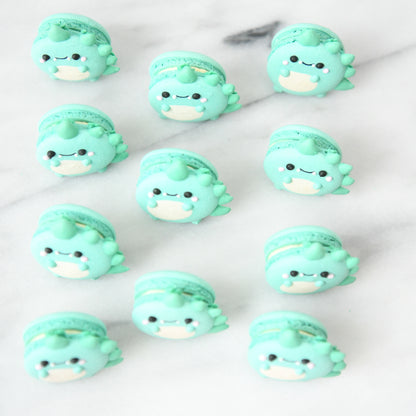 Dinosaur Macaron Tower |  43pcs Macarons Total in a Tower | $138 Only
