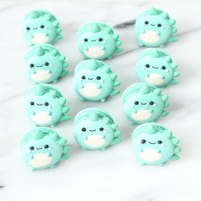 Dinosaur Macaron Tower |  43pcs Macarons Total in a Tower | $138 Only