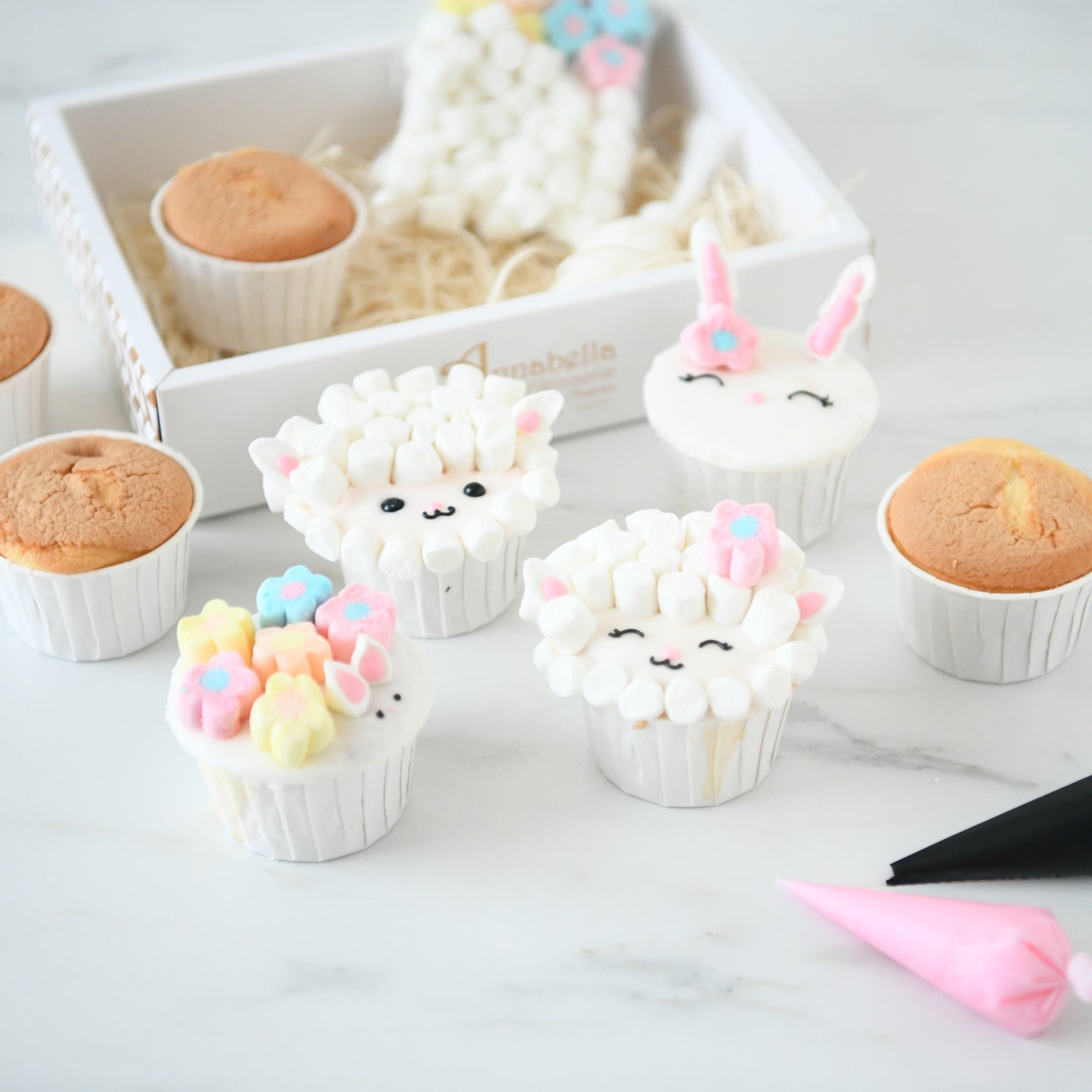 Rabbit DIY Cupcake Set |  $19.90 nett only