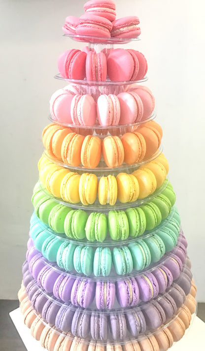 10-Tier Grand Macaron Tower  | Includes Free Tower | Grand Luxury Display of Macarons
