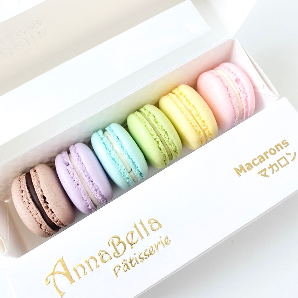 6PCS Macarons in Gift Box (Classic 1) | in Gift Box and Paper Bag | Perfect Gift Choice | (U.P $23.90)