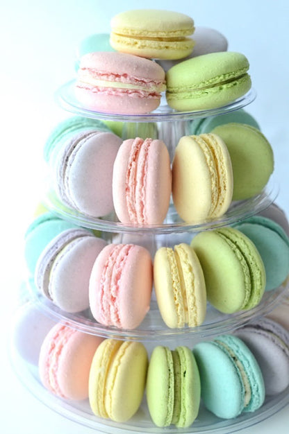 4 Tier Tower (40 pcs Macaron) | Includes Free Tower | Simple Self-Assemble | (U.P $90.00)