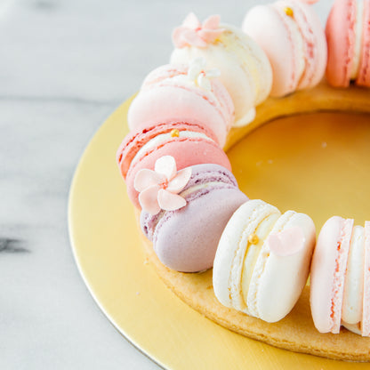 Pretty Pink Macaron Ring (14pcs) | S$55.80 nett (Next available date: 14 MAY 2025)