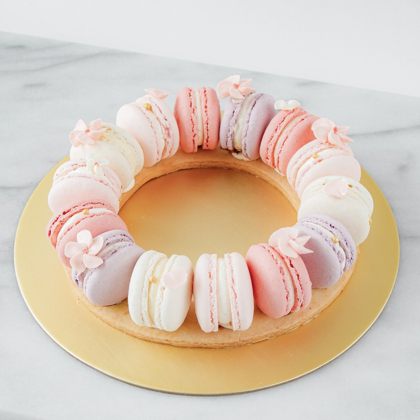 Pretty Pink Macaron Ring (14pcs) | S$55.80 nett (Next available date: 14 MAY 2025)