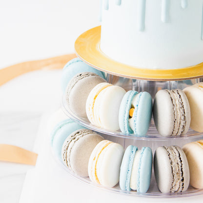 🔥8.8 SALE🔥| Macaron Cake Tower - Cookie & Cream Cake with 40 pcs macarons | NOW FOR ONLY $120.00 (U.P $158.00)