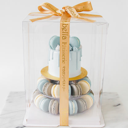 🔥8.8 SALE🔥| Macaron Cake Tower - Cookie & Cream Cake with 40 pcs macarons | NOW FOR ONLY $120.00 (U.P $158.00)