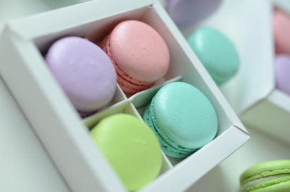 4pcs Macarons Door Gift x 10 Sets | Choose 4 Classic Flavors