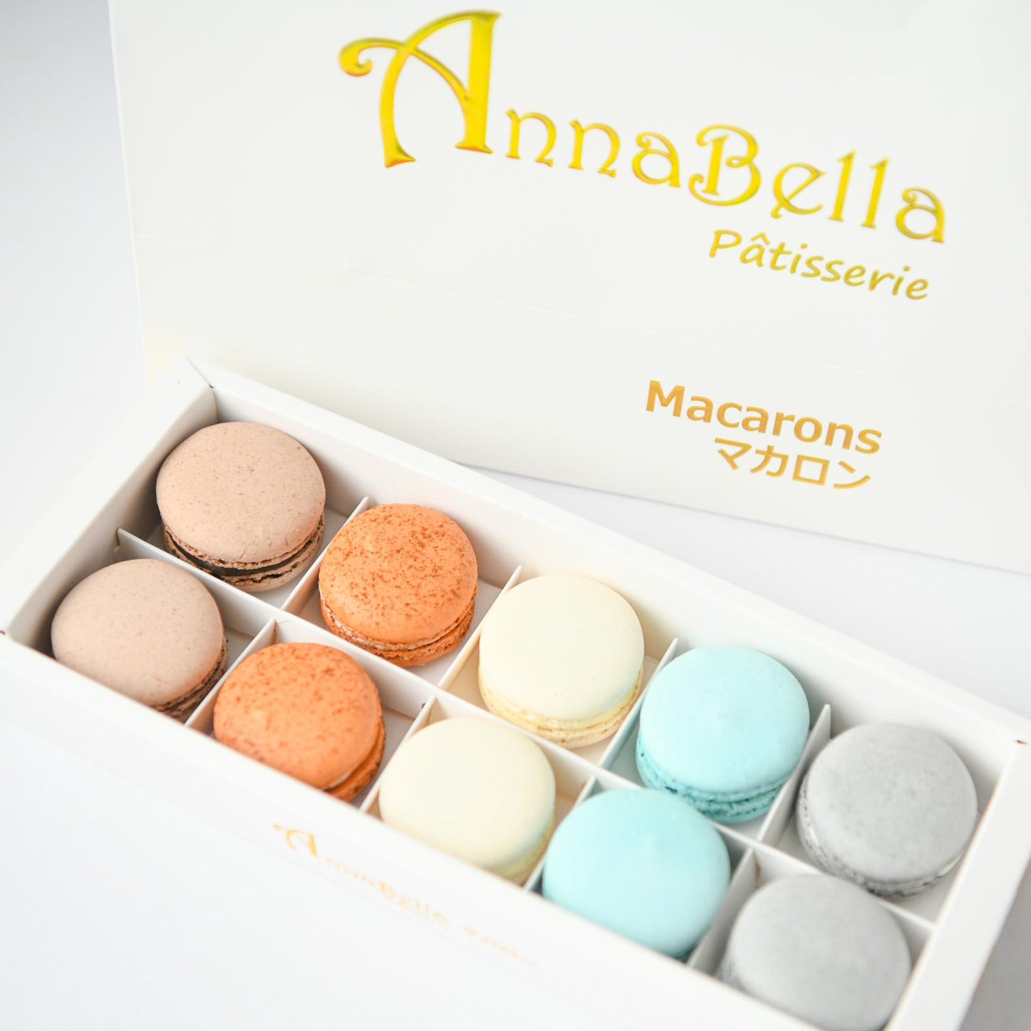10pcs Classic Macarons (Classic3) in Gift Box and Paper Bag | Perfect Gift Choice | (U.P $28.00)